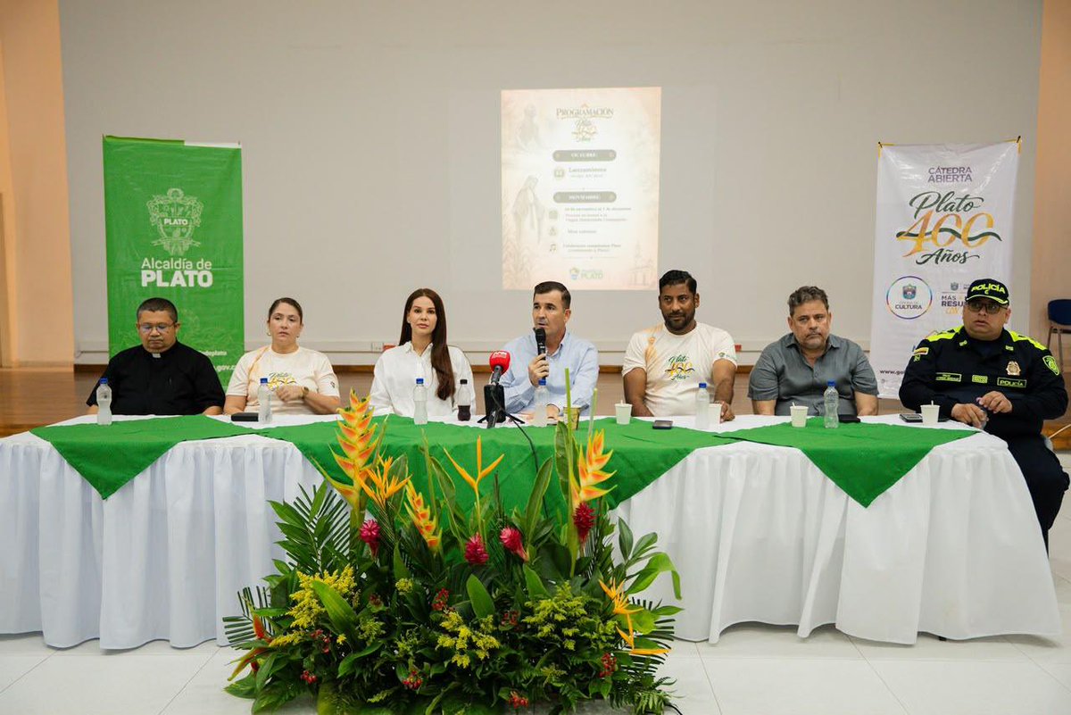 MagdalenaGober's tweet photo. 🏛️🫶🏻 ¡Plato se prepara para celebrar 400 años de historia, cultura e identidad!

La Gobernación del Magdalena, acompaña al municipio en la construcción de una agenda con la que se proyecta recibir a más de 30.000 visitantes durante esta importante celebración. https://t.co/aSa5S2U3Dq