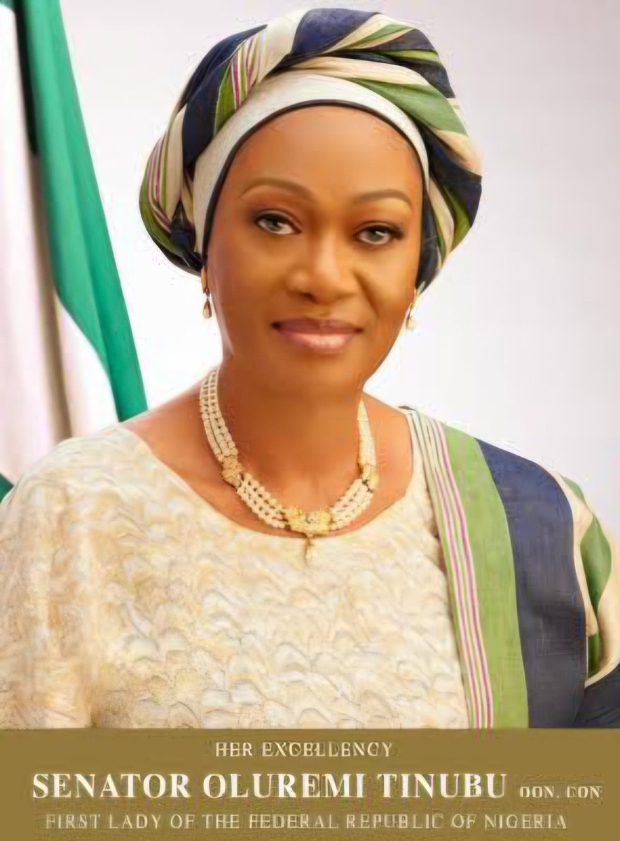 OfficialAPCNg's tweet photo. ABUJA, FCT

SEPTEMBER 21, 2026

​PRESS STATEMENT

APC HAILS FIRST LADY, OLUREMI TINUBU, AT 66

​The All Progressives Congress (APC) warmly congratulates the First Lady of the Federal Republic of Nigeria, Her Excellency, Senator Oluremi Tinubu, CON, on her 66th birthday anniversary.

​We join her family, political associates, and millions of well-wishers across the globe to celebrate an exceptional leader, compassionate mother of the nation, devoted wife and steadfast pillar of support to the President and Commander-in-Chief of the Armed Forces, Asiwaju Bola Ahmed Tinubu, GCFR. She remains a trusted confidante and invaluable source of strength and encouragement to Mr. President from his pro-democracry era to his Presidency.

​Her Excellency’s lifelong dedication to public service - from her impactful tenure as First Lady of Lagos State to her distinguished years in the Nigerian Senate - is a testament to her grace, vision, patriotism, and unwavering commitment to the Nigerian people. Her selfless sacrifices, enduring support and unwavering belief in her husband's vision reflect the profound impact of a woman who has stood faithfully beside her family, despite the demands and challenges of public service.

​Through the New Era Foundation and her flagship programme, the Renewed Hope Initiative (RHI), she continues to uplift vulnerable populations, empower women and youths, and drive progress in education, agriculture, healthcare, and social welfare nationwide. Her passion for humanitarian service and national development remains a beacon of inspiration.

​As she marks this milestone, we pray that Almighty God grants her many more years of excellent health, wisdom, strength, and joy to continue serving Nigeria and humanity.

​Happy Birthday, Your Excellency!

​Signed:

Felix Morka, CON
National Publicity Secretary
All Progressives Congress (APC)
