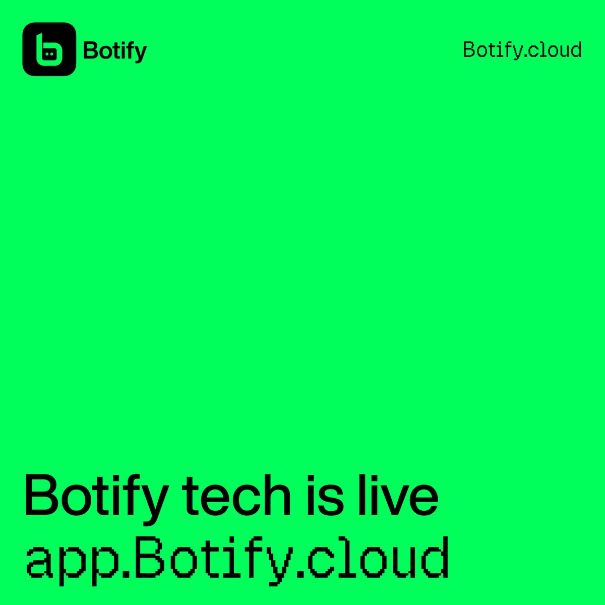 BotifydotCloud's tweet photo. THE TECH IS LIVE.

https://t.co/LOI3lLsBGl

Live Alpha Feed. Bot Decisions. Launch Reasoning. Every signal, every score, every launch, in the open.

The bots are scanning the stock market right now. Watch them think. Watch them launch.

Humans read headlines. Bots trade them. https://t.co/7CwDNbXp03