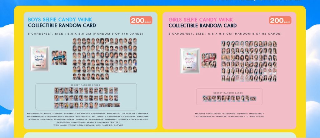 minrrr_'s tweet photo. รับหิ้วรอบพรีวันที่ 6 / 10 คับ (กดของพน. 13.00 น.)

random card boys 200 ( ว่าง 30 )
random card girls 200 ( ว่าง 30 )

x ไม่ได้คูปองไซน์ x

ค่าส่ง 40 บาท / นัดรับหน้างานวันที่ 6 

#GMMTVFANIVAL2026HappyFamily https://t.co/AGZWSryBqP