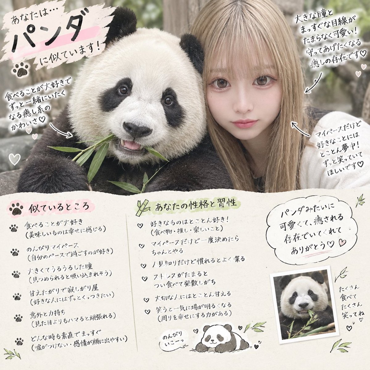 sugar100_22's tweet photo. 性格とか割とあってる？w https://t.co/ed2S4n724J
