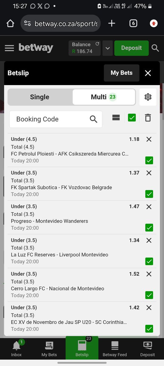 SimphiweMtxb's tweet photo. Well cooked🔥☄️

Under 4,5✅
Under 3,5✅

Kick off 20:00⏳

Booking code BW7454A91A 🎟️ https://t.co/UADreY3kXZ
