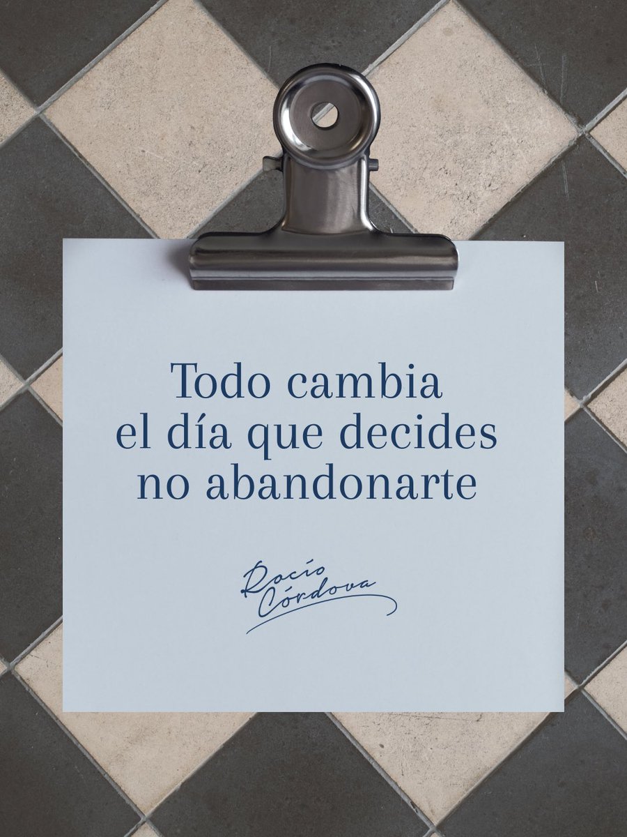 rocioenamor's tweet photo. ¡Buenos días! ☀️
#NoTeAbandones #AmorPropio #ElígeteATi #MujeresQueInspiran #FrasedelDía https://t.co/x1pzzApekB