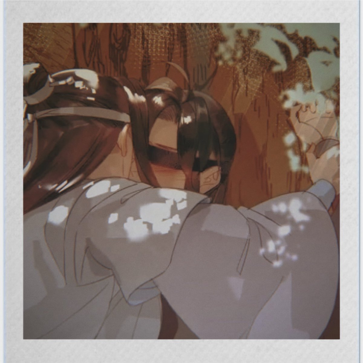 Elizabethswwann's tweet photo. Wangxian kissing is my favourite form of visual art actually 🦢🫶 https://t.co/uYm33xrowC