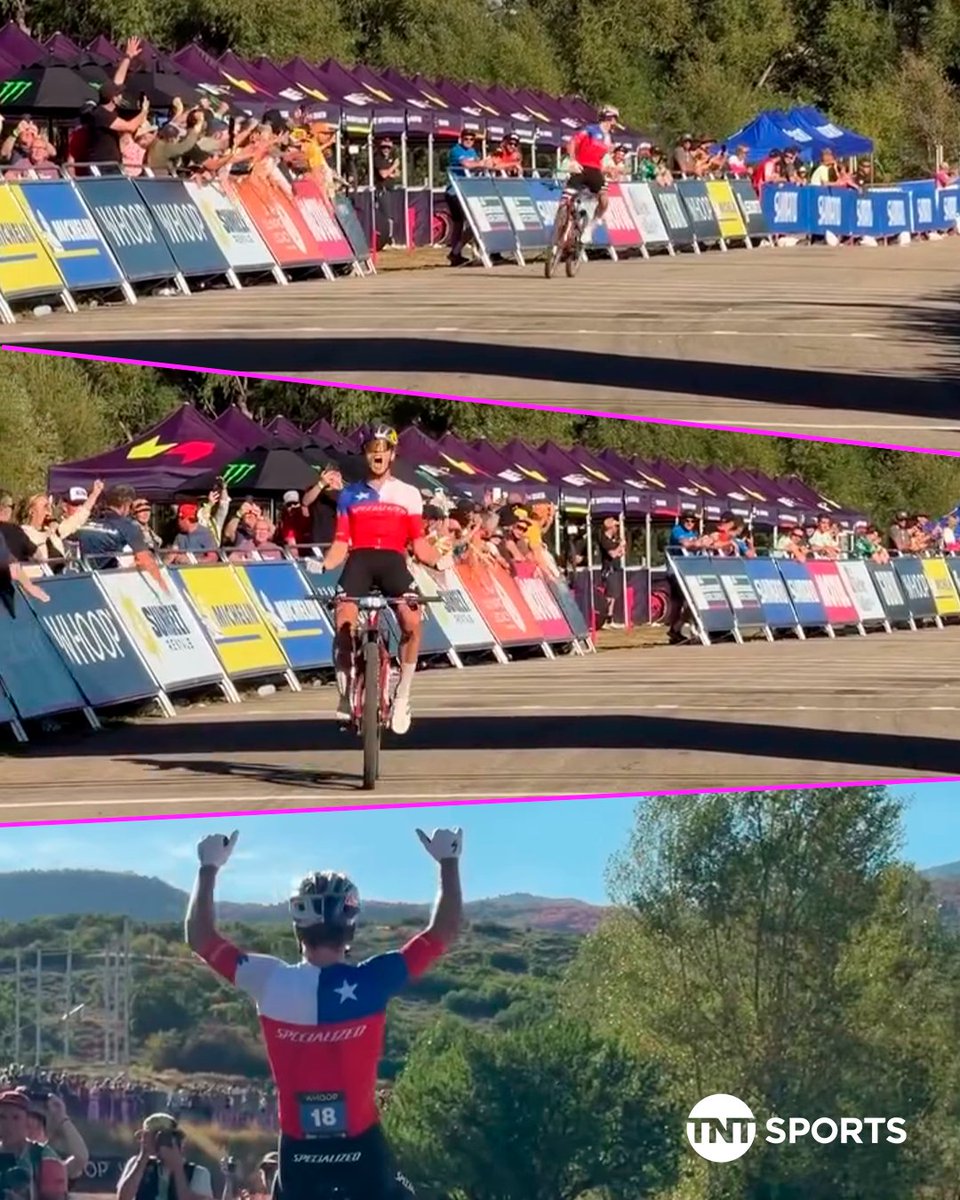 TNTSportsCL's tweet photo. 🤩🚴‍♂️🇨🇱 EL DEPORTE SIEMPRE DA REVANCHAS

Martín Vidaurre se sacó la espina de lo sucedido en Italia y ganó la fecha de la Copa del Mundo de Cross Country Olímpico (XCO) disputada en Soldier Hollow, Estados Unidos.

Tras partir en el puesto 25, el rider nacional sorprendió a todos con un ataque que rompió el pelotón que lideraba la carrera y se impuso con un tiempo de 1 hora, 28 minutos y 55 segundos.

Más noticias en https://t.co/cRoeOSTQlI 📲💻 Link en la BIO 📍