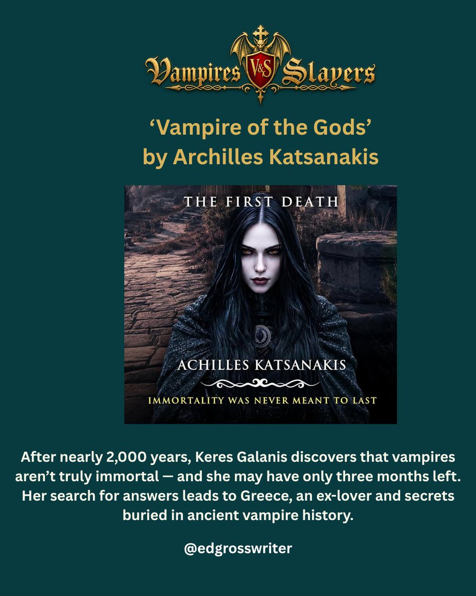 EdGross's tweet photo. Looking for vampire fiction beyond the usual suspects?
We found 9 vampire novels — many from independent authors — featuring vampire kings, hunters, witches, murder mysteries, dark romance and very inventive takes on the undead. https://t.co/TCLUJuHZn3 #VampireBooks #Vampires https://t.co/uARTa4Kv2Z