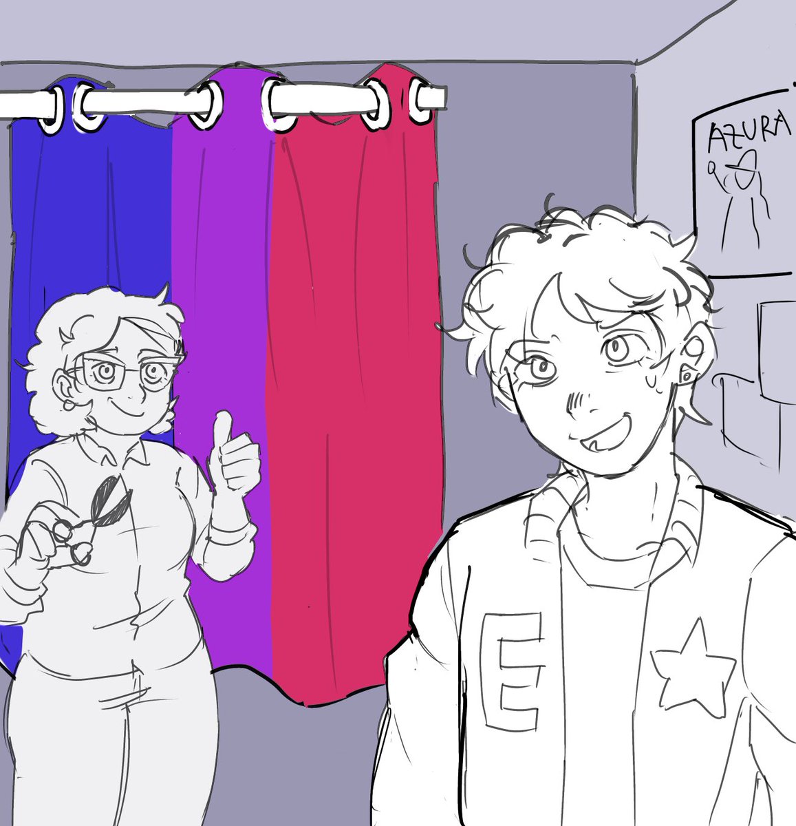 sansu_panic's tweet photo. #toh
i got home and my mom turned my bi flag into a curtain https://t.co/CFejNrDL71