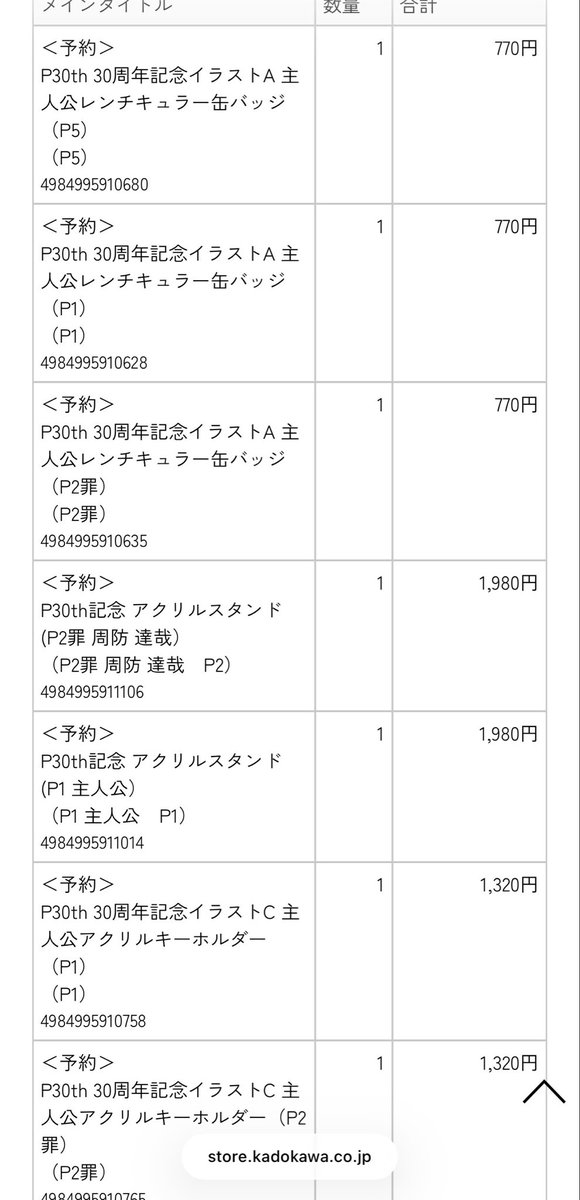 thasibu_midn's tweet photo. ペル生もばっちり見てたので、グッズ買い込みました..................😇
来月の私頑張れよ〜´δ｀👍 https://t.co/c4RcUz6RKs