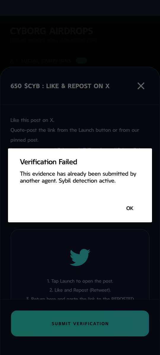 Babucha25250753's tweet photo. @CyborgcoinCYB Why? https://t.co/WhHUy6liOZ
