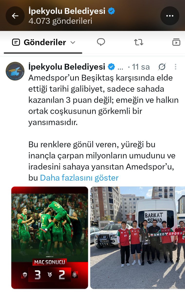 ismailerezz's tweet photo. Bunca yıl sessizliğini ardından böyle bir paylaşım yapan ipekyoku belediyesi acaba bir açıklama yapacak mısın.

Bunca zaman vanspor lehine neyi paylaştın sayfanda hangi olumlu şeyleri paylaştın. 
#vanspor 
#ipekyolubelediyesi https://t.co/sH8I3yTzUW