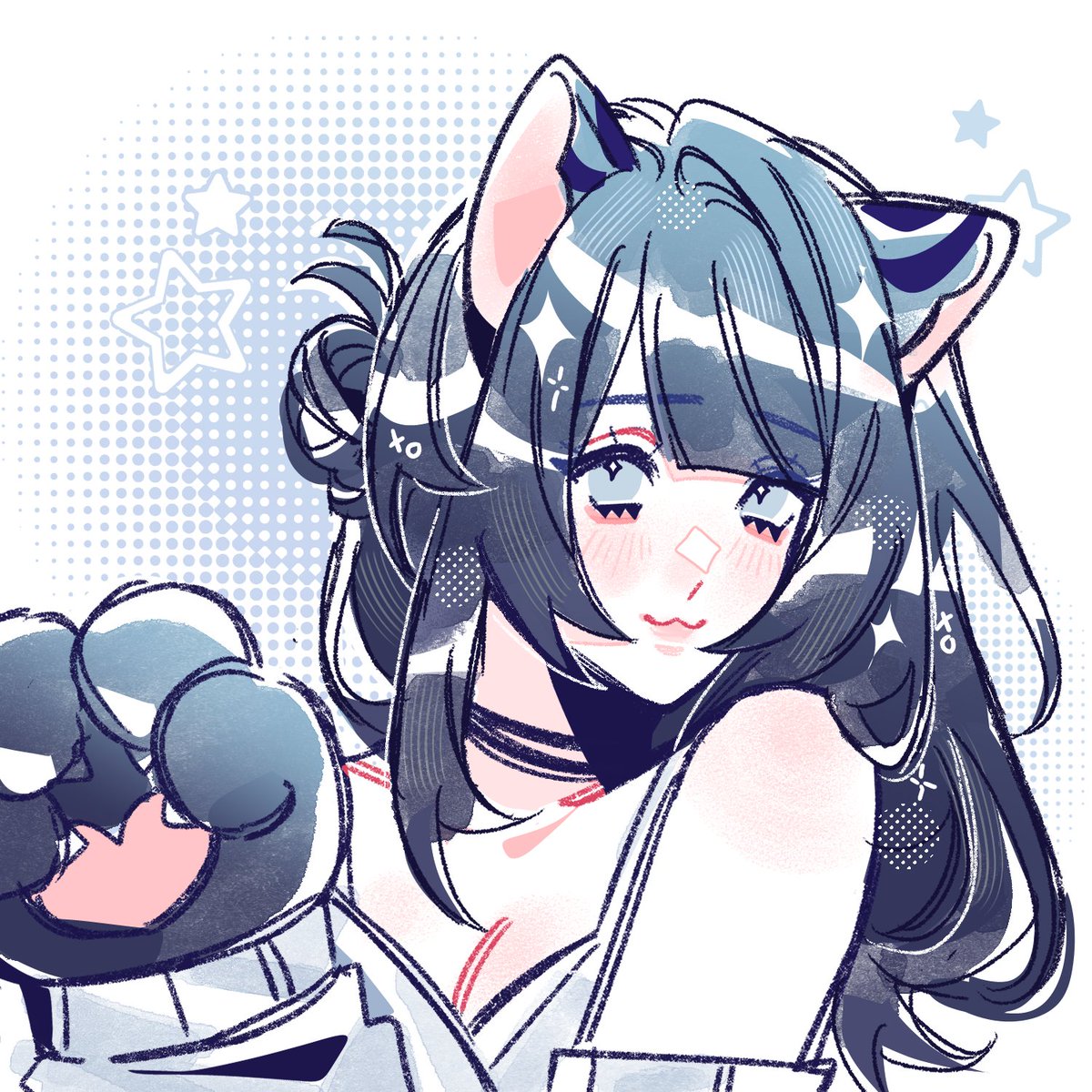 lycchilee's tweet photo. posting another crumbs of my girl from yesterday timelaps 🐈‍⬛

#oc #lycheeocs #artidn https://t.co/31GAbmut6a