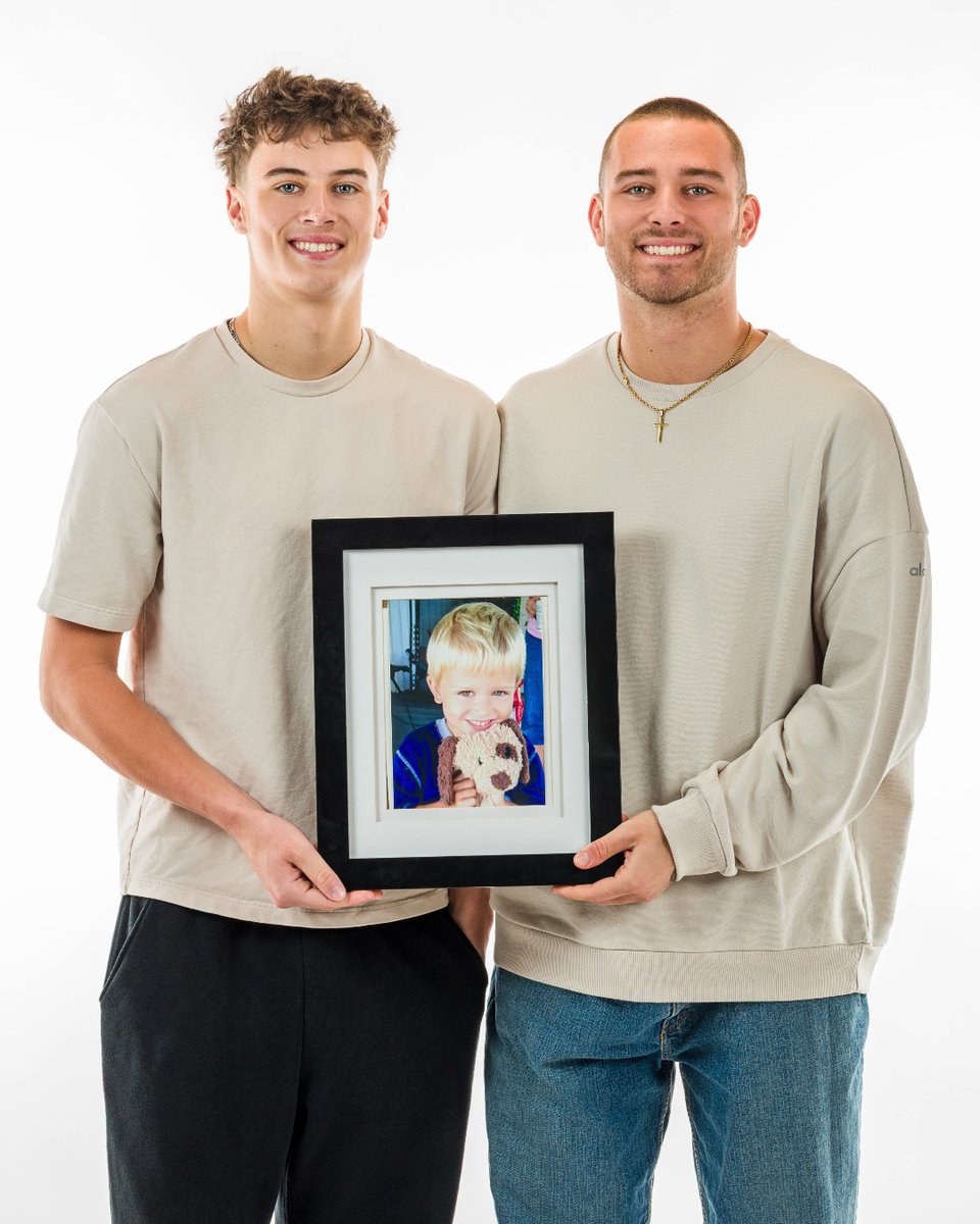 chadtough's tweet photo. In honor of Chad's birthday this weekend, CJ and Tommy Carr are raising funds for DIPG research to help give other children the future their brother was denied. Make a gift here: https://t.co/GH2YllI3w5

#ChadTough #DefeatDIPG #ChadCarr | @13Cjcarr @TommyCarr03 https://t.co/gjWA9XcI89