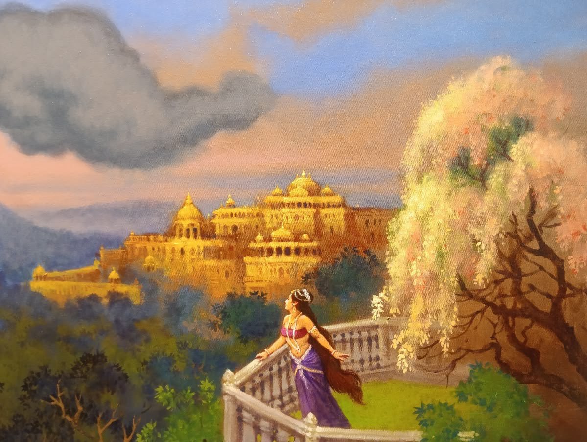 Yaduvam's tweet photo. An Ancient Indian Dreamscape https://t.co/3AHfFQHrlT
