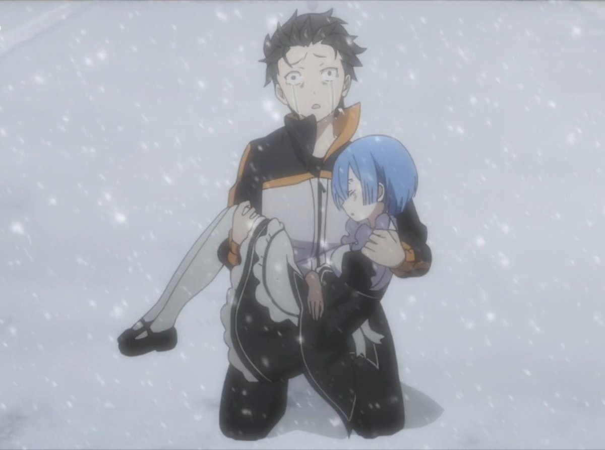 JuhteShisui's tweet photo. After thinking about it, I think Re:Zero 1x15 and Mushoku Tensei 3x13 has some very similar aspects. Both of these episodes are giving you an emotional shock, giving you one of the best experiences for "madness" and "emotional" feelings. These are both directional and emotional f*cking masterpiece episodes. Even though the contents of these episodes are not that crazy, the emotional weights and sudden shock value of these episodes are just so big.

For me, 1x15 is not a top 10 RZ episode. But this episode is one of the episodes that hit me so f*cking much in almost every way you can imagine. More than MT 3x13 I think. 

Same as MT 3x13. It's definitely a top 5 MT episode imo, but, even though I said that it's definitely a top 3 episodes in MT, I think there's better episodes than this episode in MT too.

But maybe the reason why MT 3x13 didn't effect me THAT much as RZ 1x15 is that I read vol 15 of MT, idk. I don't want to compare these episodes lol.

These two episodes are just f*cking masterpieces, this is the only fact that unchangable. But I just wanted to talk about it because these two episodes as an isekai has so much similar aspects imo.