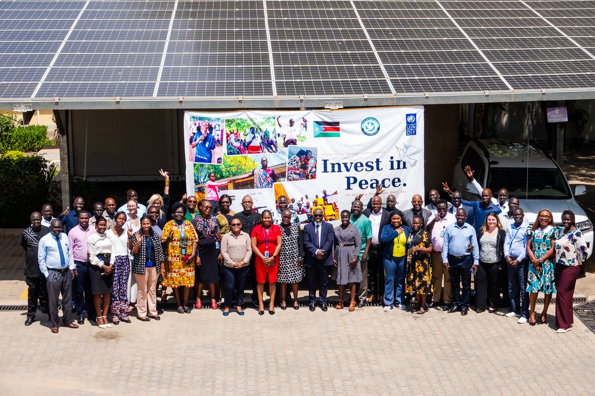 undpsouthsudan's tweet photo. International Day of Peace #PeaceDay2026

Invest in Peace. For Everyone, Everywhere, Every Day. https://t.co/VHNkNFLv5I