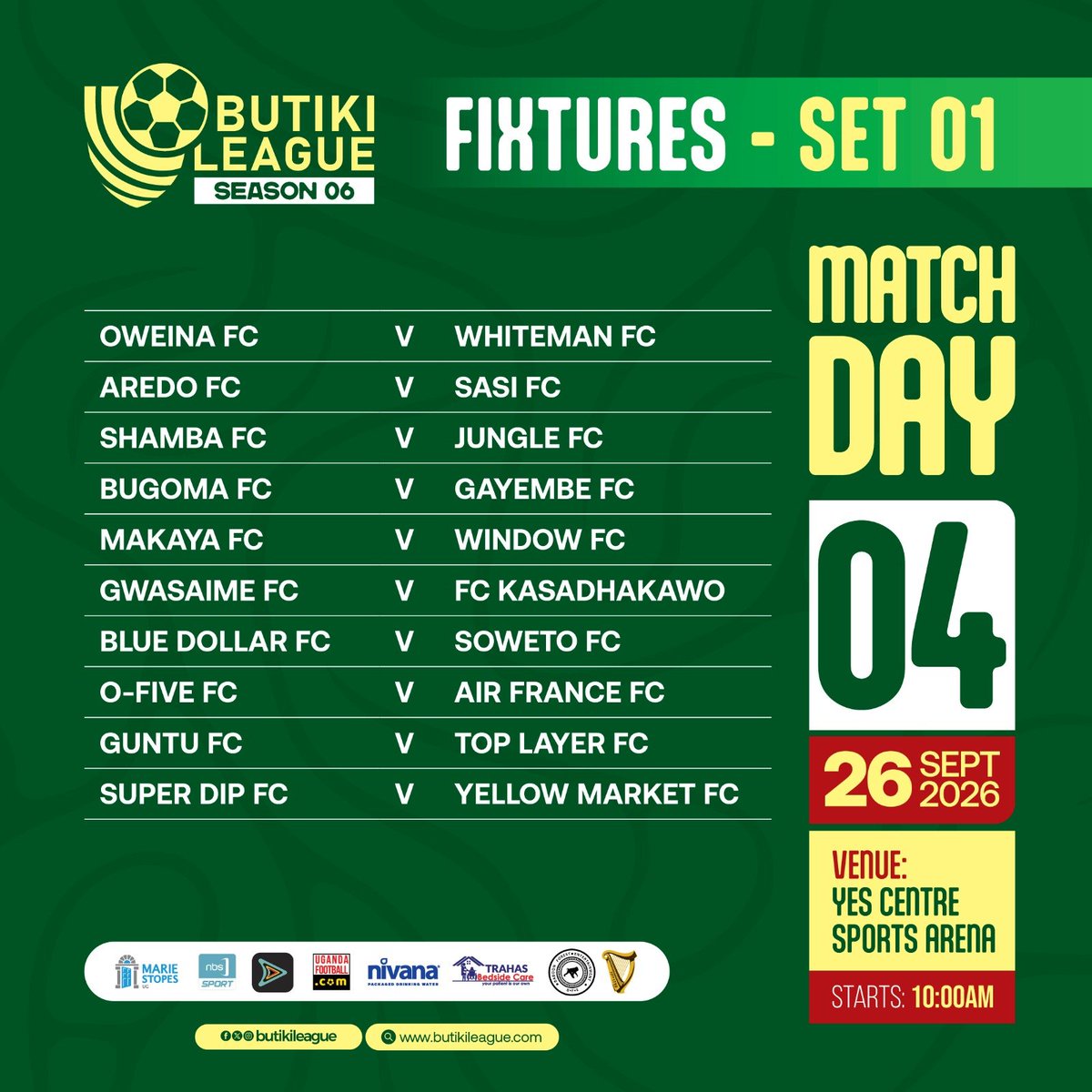 sasifc2017's tweet photo. The Battle Lines Drawn🔥🔥 @Butiki_League #BLS6 https://t.co/Ab3Owtjbbp