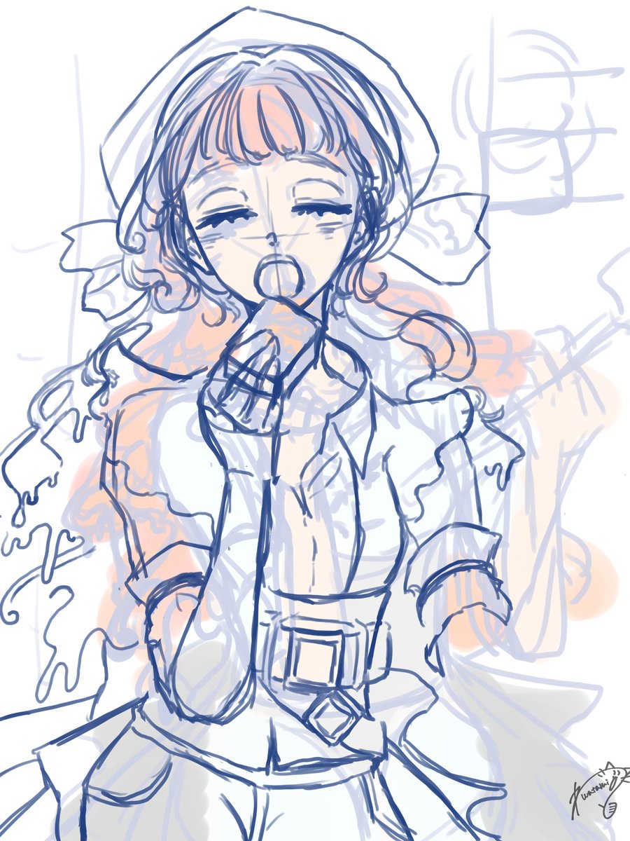 WatamiWato1230's tweet photo. 女の子WIP https://t.co/9303pn50lP