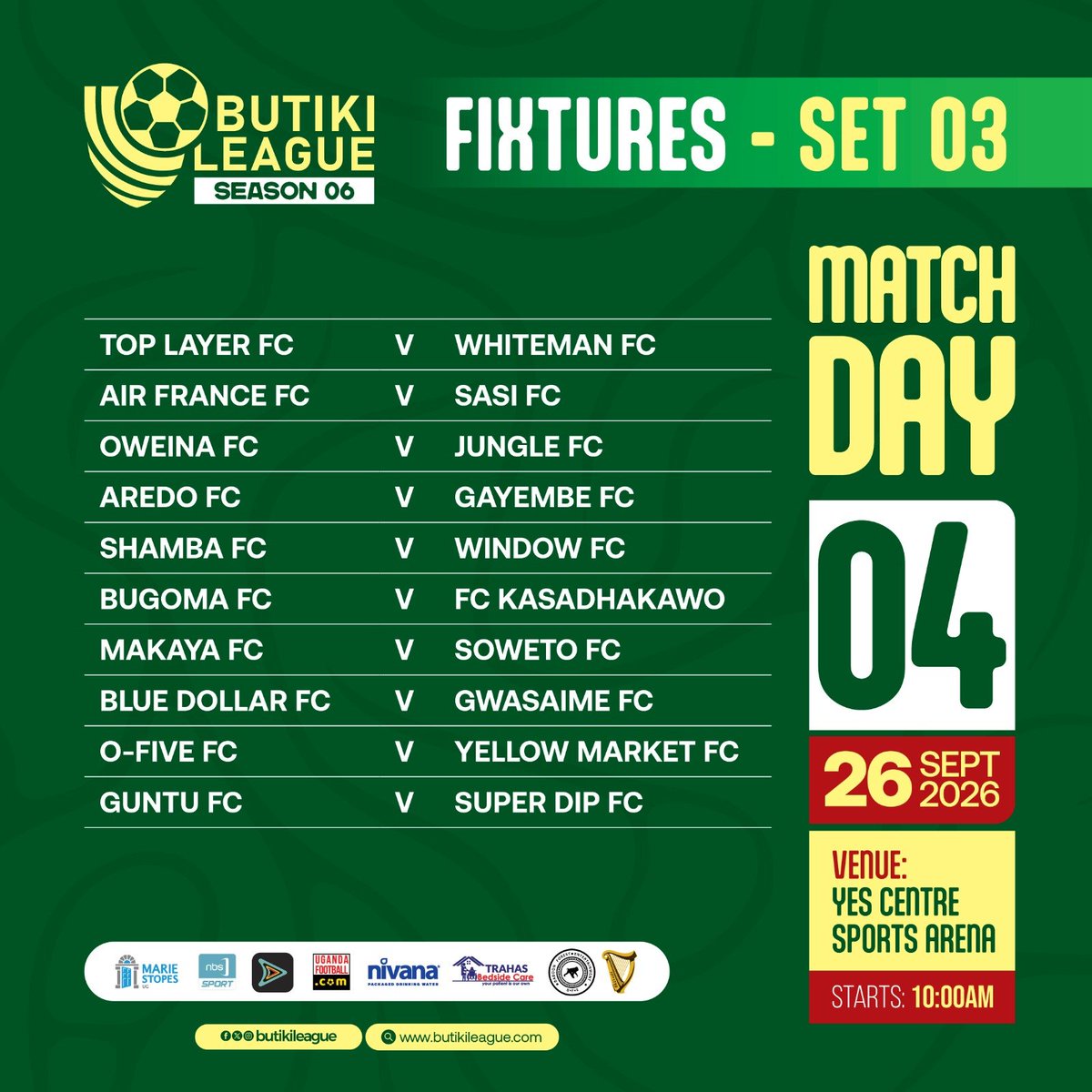 sasifc2017's tweet photo. The Battle Lines Drawn🔥🔥 @Butiki_League #BLS6 https://t.co/Ab3Owtjbbp