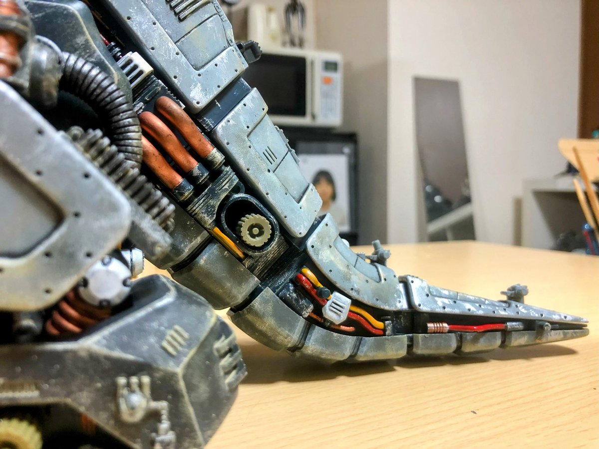 redking1977's tweet photo. お彼岸お疲れ様でした　
ZAOD参加者の皆様お疲れ様でした
7月にオクで買った高いジャンク品を何とかここまで仕上げたので一時お披露目。
金銭面と手間でスプレーは諦め、筆塗り、スポンジ塗りでやりました
#ZAOD #zoidos  #マッドサンダー https://t.co/3qJNA9X0PD