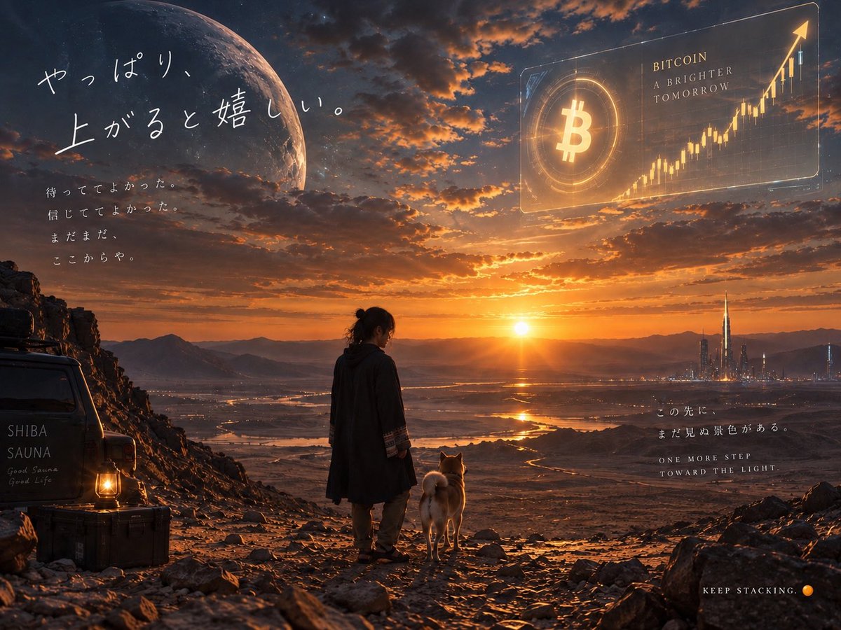 hiroshiwyxa3's tweet photo. BTC上がってる😆🟠

やっぱり嬉しいな。

下がるときは辛いけど、
こういう瞬間があるから面白い。

KEEP STACKING.

#BTC #Bitcoin #BTCLOVE
:: https://t.co/1u8BDzmLPK