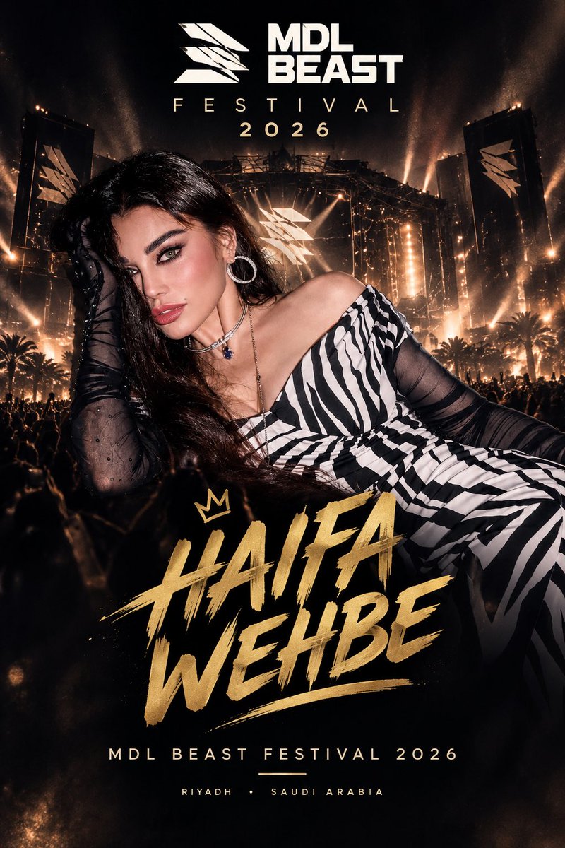 haifawehbe_news's tweet photo. 🔴 هل تكون الديڤا #هيفاء_وهبي نجمة المهرجان الموسيقي السعودي الأضخم "ميدل بيست" هذا العام؟ 🤔🇸🇦🔥
@HaifaWehbe @MDLBEAST https://t.co/1Av8HDyTyO