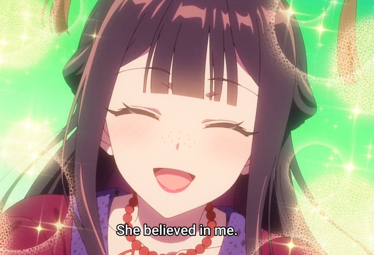 akudamadriver's tweet photo. keigetsu in gabi’s memory oh she’s so beautiful and radiant look at how happy she is that someone finally acknowledged her this is all she wanted she just wanted to be seen and loved ☹️ https://t.co/IFqlII049Z
