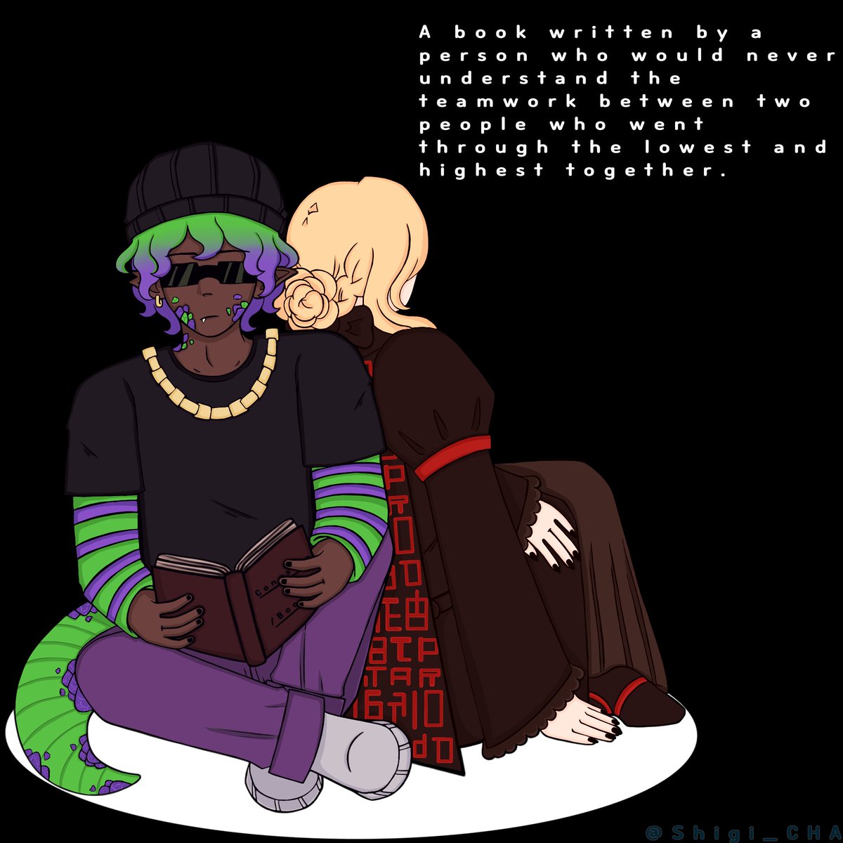shigi_cha's tweet photo. THEY MEAN SO MUCH TO ME!!! 
[ #spikeduo #twirpsfanart #sharpnessfanart ] https://t.co/TsNP7ltbLl