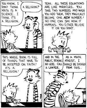 InfiniteAndy's tweet photo. @WeMeanwhileShow Oh let me show you what I mean.
Calvin &amp; Hobbes is a comic strip about a boy who sees his stuff tiger as real. They tend to philosophize. It was never turned into TV or cinematic cartoon. Bill Watterson, who drew this strip, didn't want that to happen https://t.co/Z2usVJ8PBX