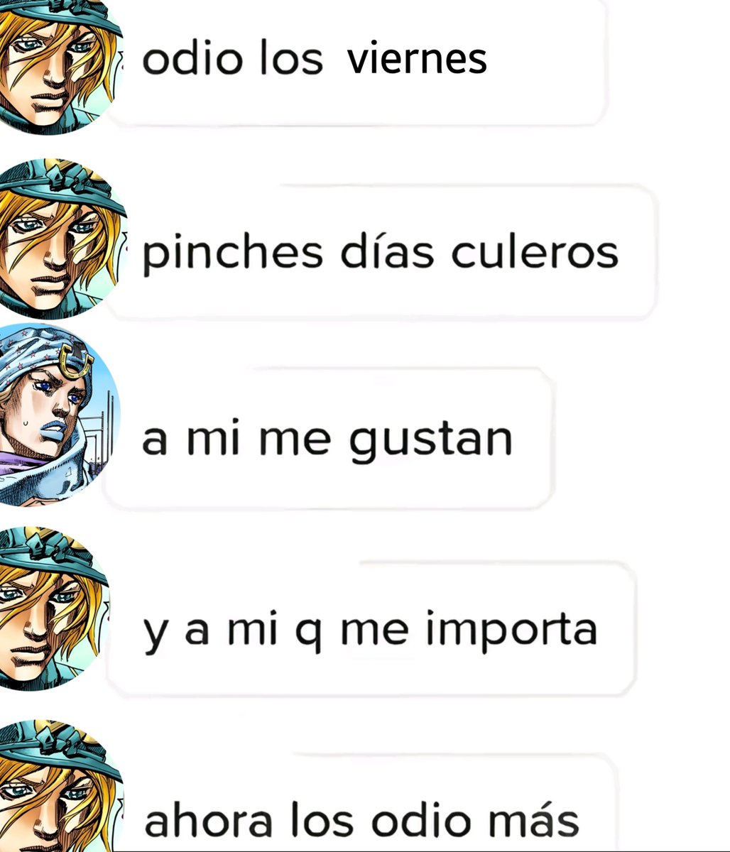 ecoosdulces's tweet photo. ya se sienten los viernes de sbr

#sbr #steelballrun #jjba https://t.co/wcmPMOwvOS