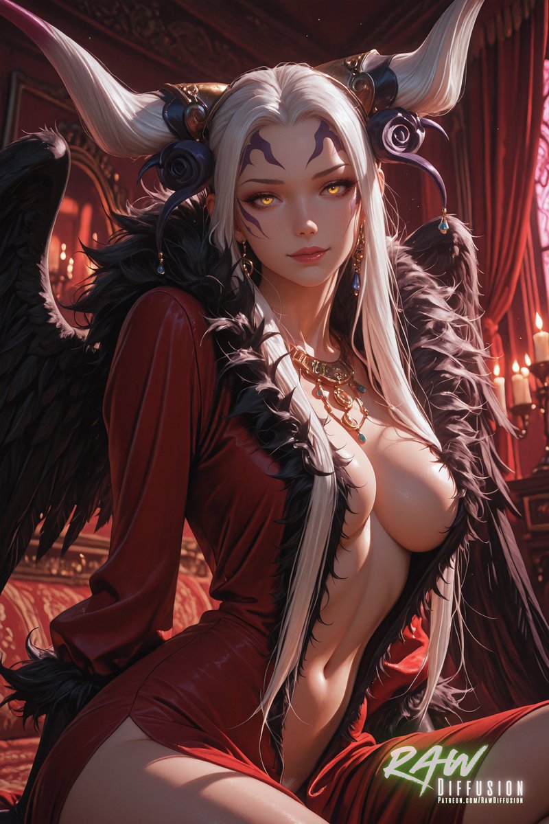 RawDiffusionSFW's tweet photo. Pale elegance and merciless calm. Ultimecia holds the frame in frozen twilight, horned headdress catching violet light while time itself seems to stop.
SFW. No nudity
#Ultimecia #FFVIII #AIArt #AnimeArt #DigitalArt https://t.co/v8Ewlu6hOG