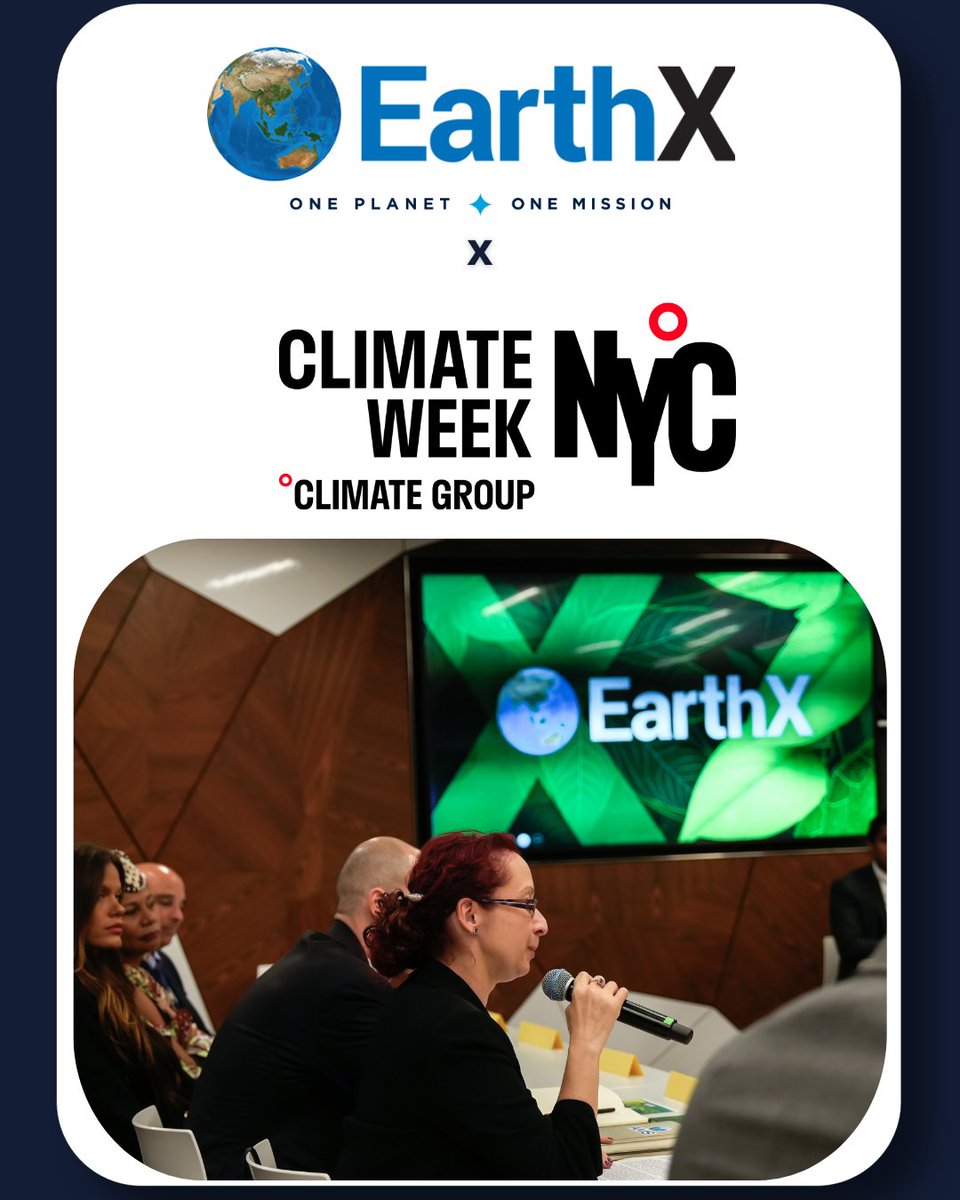 earthxorg's tweet photo. 🌎 EarthX is headed to NYC for Climate Week!

We’re bringing the EarthX community together for meaningful conversations, new partnerships, and a preview of what’s ahead on the road to Earthx2027.

Follow along as we connect with leaders shaping the future of climate, sustainability, health, and innovation.

NYC, here we come. #EarthX #NYCClimateWeek #Earthx2027