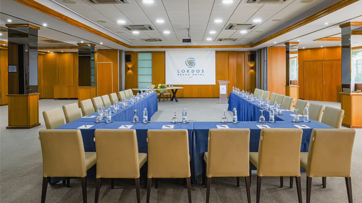 LordosBeach's tweet photo. From focused meetings to important presentations, our conference facilities provide the space you need to bring your next event together.

https://t.co/VVxb54fB3c

#LordosBeachHotel #Larnaka #ConferenceHotel #BusinessTravel #SeminarRooms #MeetingsAndEvents #LarnakaCyprus https://t.co/juaqG7f9Qy