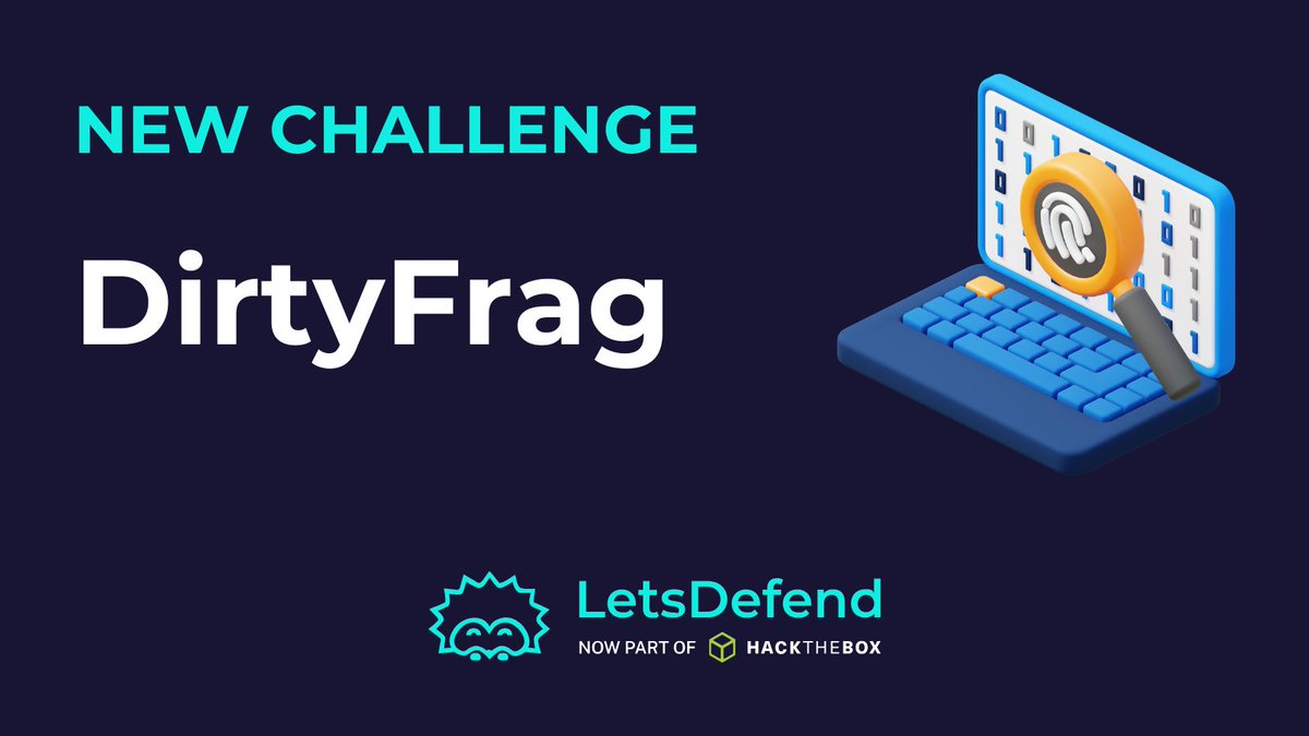 LetsDefendIO's tweet photo. New Challenge! https://t.co/QRVxr7OCPP