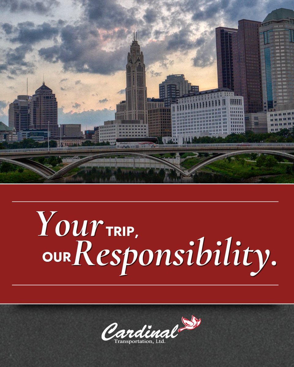 CardinalTrans's tweet photo. Every trip comes with expectations, and we take that responsibility seriously. Since 2000, Cardinal Transportation has focused on providing professional, dependable transportation. Learn more about our dependable transportation at https://t.co/agGw874bT5. https://t.co/paqhjIMlFQ