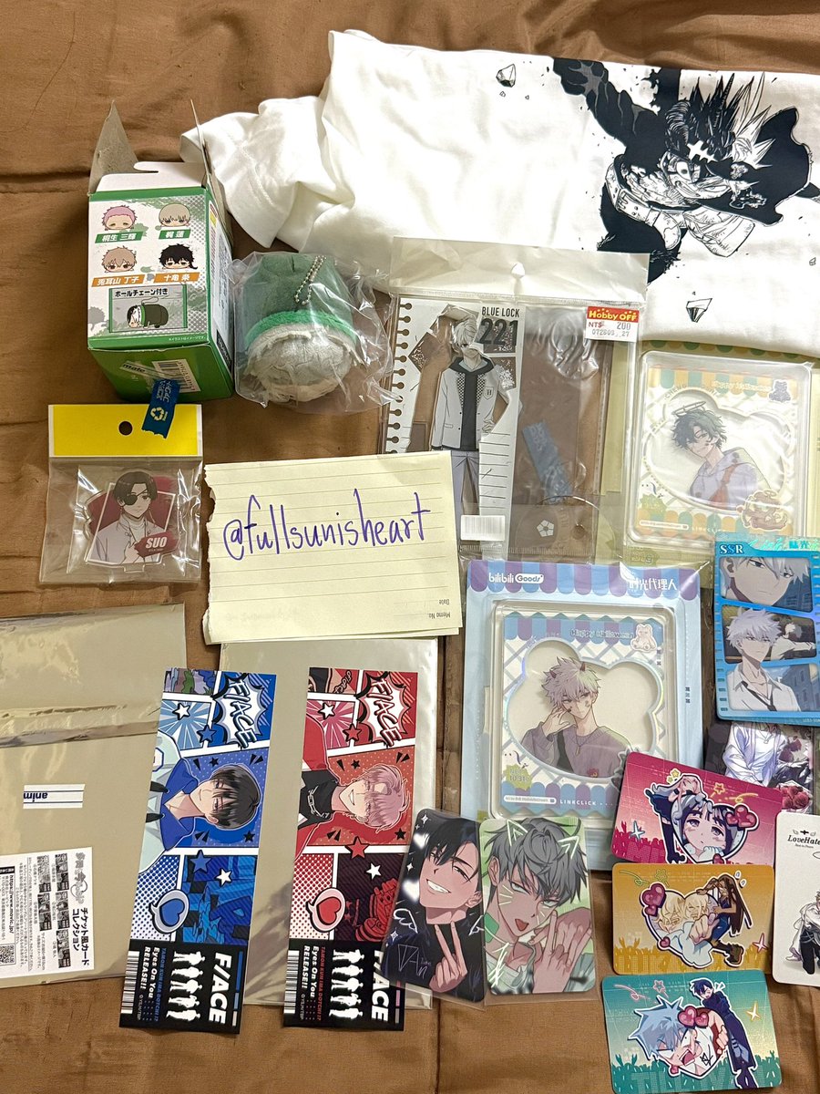 fullsunisheart's tweet photo. ʚɞ ❥ เธรดปล่อยของสะสมโล๊ะกู๊ดต่างๆ
 ⋅♡ 🤍 สนใจ dm สอบถามได้ค่ะ ลงด้านล่างนะคะ #ตลาดนัดblackclover #ตลาดนัดalienstage #ตลาดนัดmanhwa #ตลาดนัดlinkclick #ตลาดนัดwindbreaker #ตลาดนัดbluelock #ตลาดนัดchainsawman #ตลาดนัดtamonkun #ตลาดนัดlittlemushroom #ตลาดนัดเจ้าเห็ดน้อย https://t.co/FwjCS3cO6Q