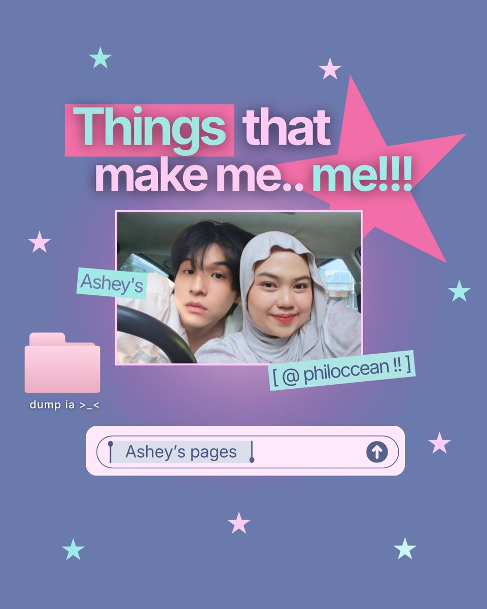 philoccean's tweet photo. things that make me, #ME ! (ashey’s version) https://t.co/d980DokN6p