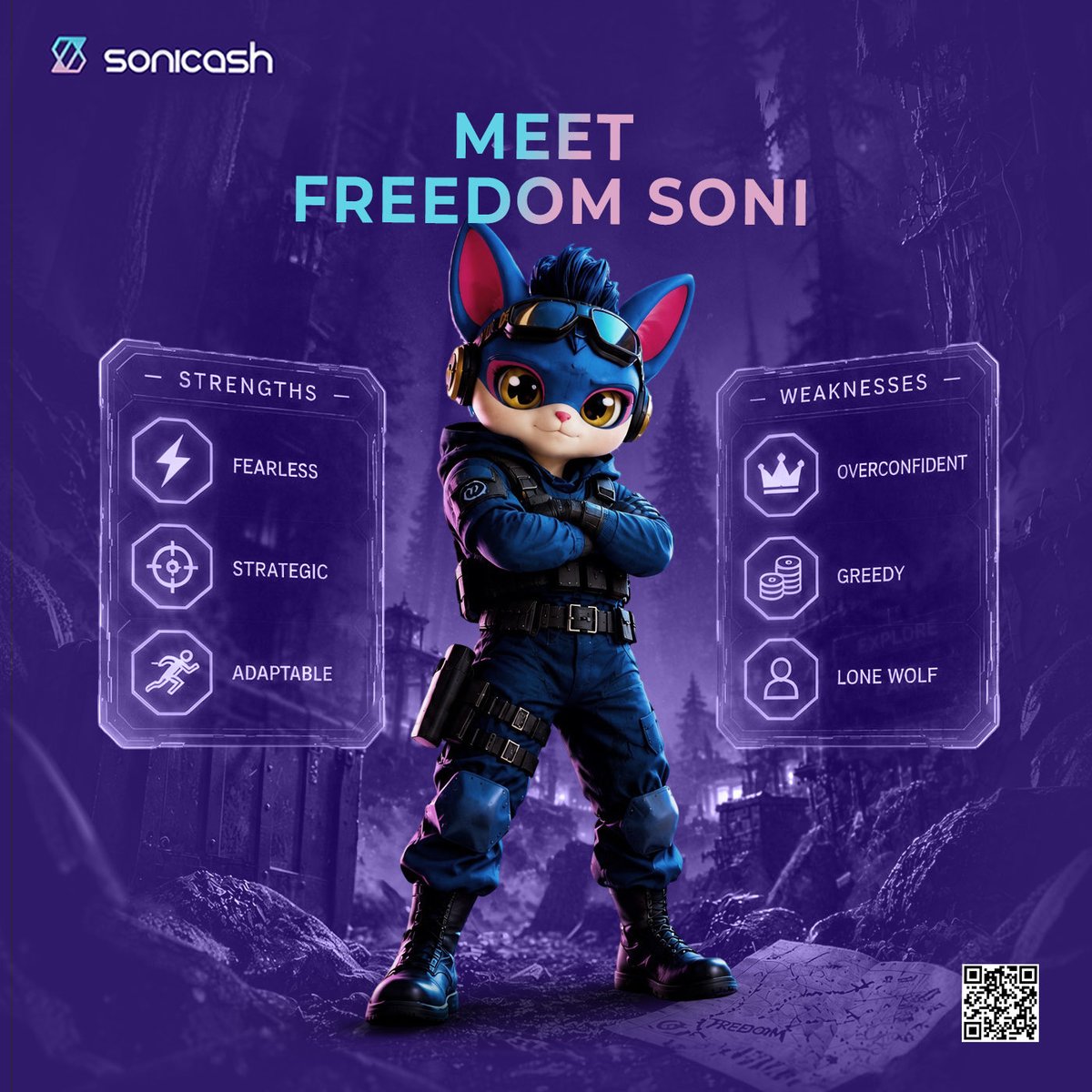 sonicash_io's tweet photo. ๐น Hunter Soniโs story ends here & A new mission begins
Freedom Soni steps in with one goal:
break the chains, face the enemy, and fight for those who canโt fight back.
A new level with A new purpose and A new legend
Unlock Freedom Soni and join the mission
#Sonicash #Blockchain https://t.co/v5N6wf1Sdm