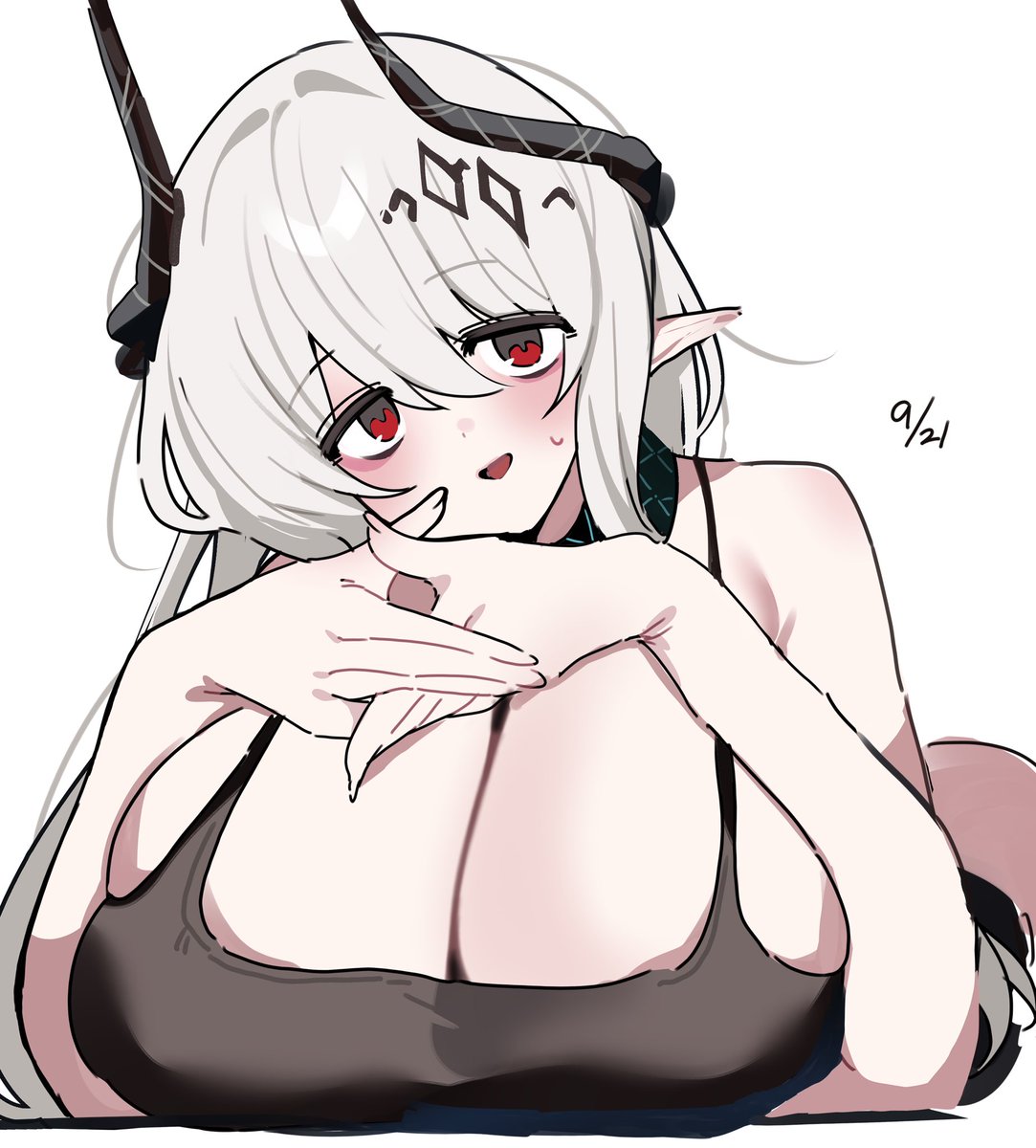 dos_dos121's tweet photo. #アークナイツ版深夜の真剣お絵かき60分一本勝負 
Day.67 マドロック🎂🎉 https://t.co/CYP8FRC4CM