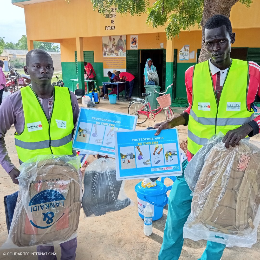 Solidarites_Int's tweet photo. Au #Cameroun 🇨🇲, l’Extrême-Nord fait face à une flambée de choléra, favorisée par la mobilité transfrontalière, les difficultés d’accès à l’eau potable et à l’assainissement, ainsi que la saison des pluies. Les enfants et les jeunes sont particulièrement touchés. https://t.co/SIHes9Dz9e