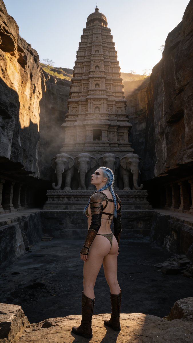 ValhallGirls's tweet photo. this temple was carved DOWNWARDS from a mountain
imagine the balls on those masons.
save this for when you need motivation https://t.co/DdcLur8VSR