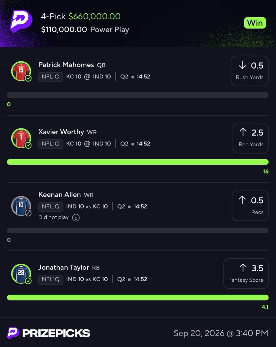 Valerial66s's tweet photo. I TOLD YOU I WOULD CASH🧘🏽‍♂️

NFL1Q ON PRIZEPICKS IS META, DO NOT KEEP MISSING OUT.

🚨𝙋𝙍𝙀𝙈𝙄𝙐𝙈 𝙇𝙄𝙉𝙆
https://t.co/dnvpJOiUB8 https://t.co/hQjLfIfy0D