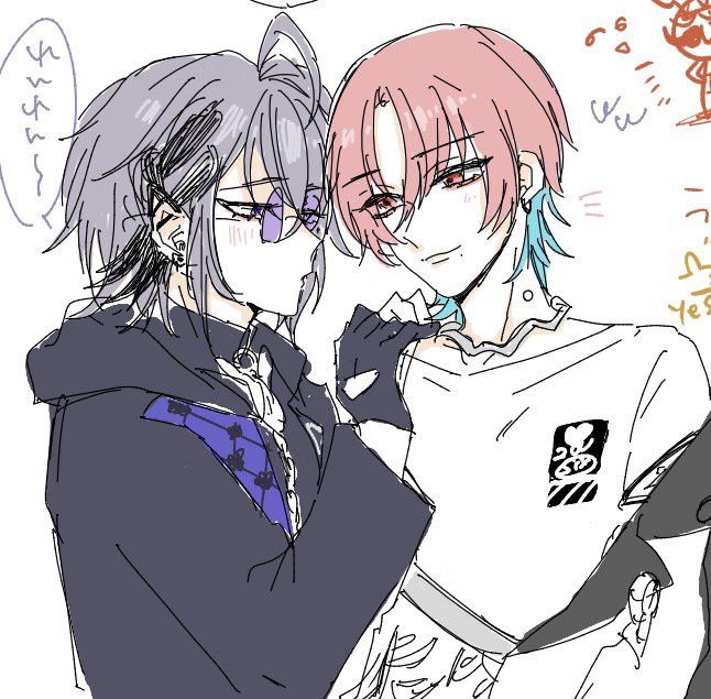 ka_na09se's tweet photo. 友と絵茶しとるんだがおもろすぎる。 https://t.co/CZjXSVqkNW