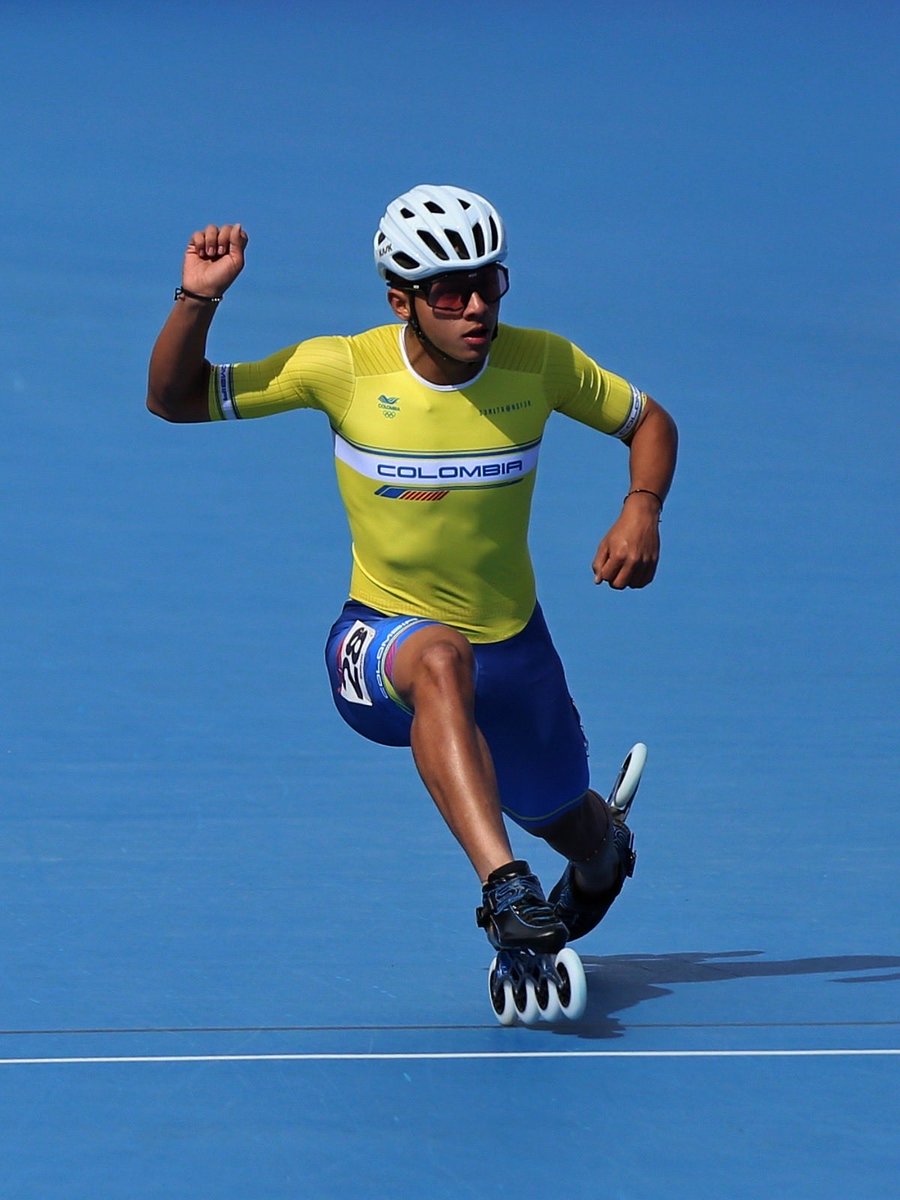 danielgarciacg's tweet photo. ¡Llegamos a la mitad de los XIII Juegos Suramericanos Santa Fe 2026! 

Hasta el momento, el #EquipoBogotá ha aportado 26 medallas a Colombia: 8 oros, 12 platas y 6 bronces.

Santiago Vásquez, en patinaje de carreras, es nuestro máximo medallista con 2 oros. Desde el @IDRD Seguimos acompañando el talento bogotano.

Fotos cortesía @OlimpicoCol @IDRD