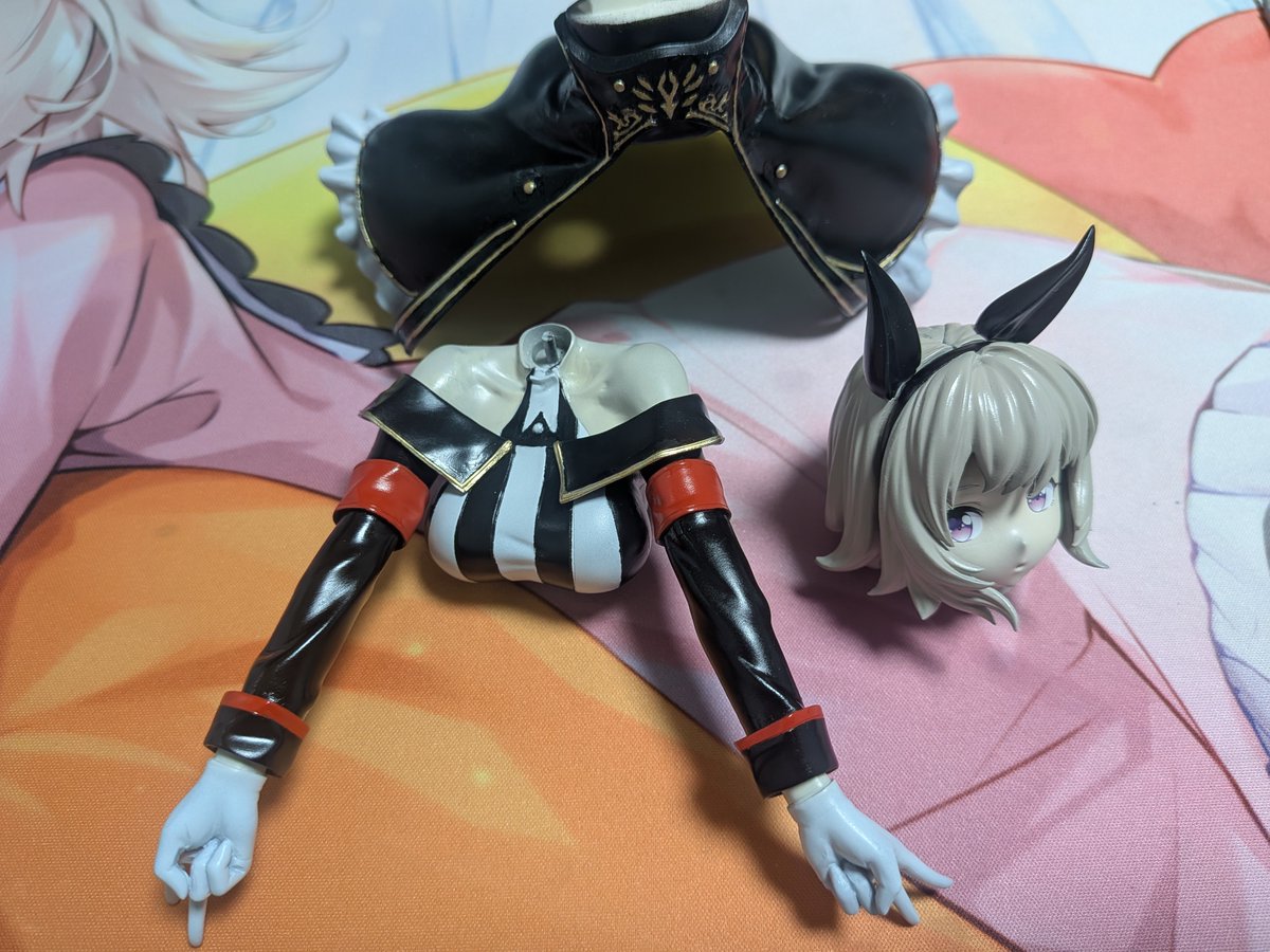 macn59006477's tweet photo. カレンチャンのガレキの進捗
上半身は進んでるが太ももの塗り分けがまだ https://t.co/DwSmTkQAAK