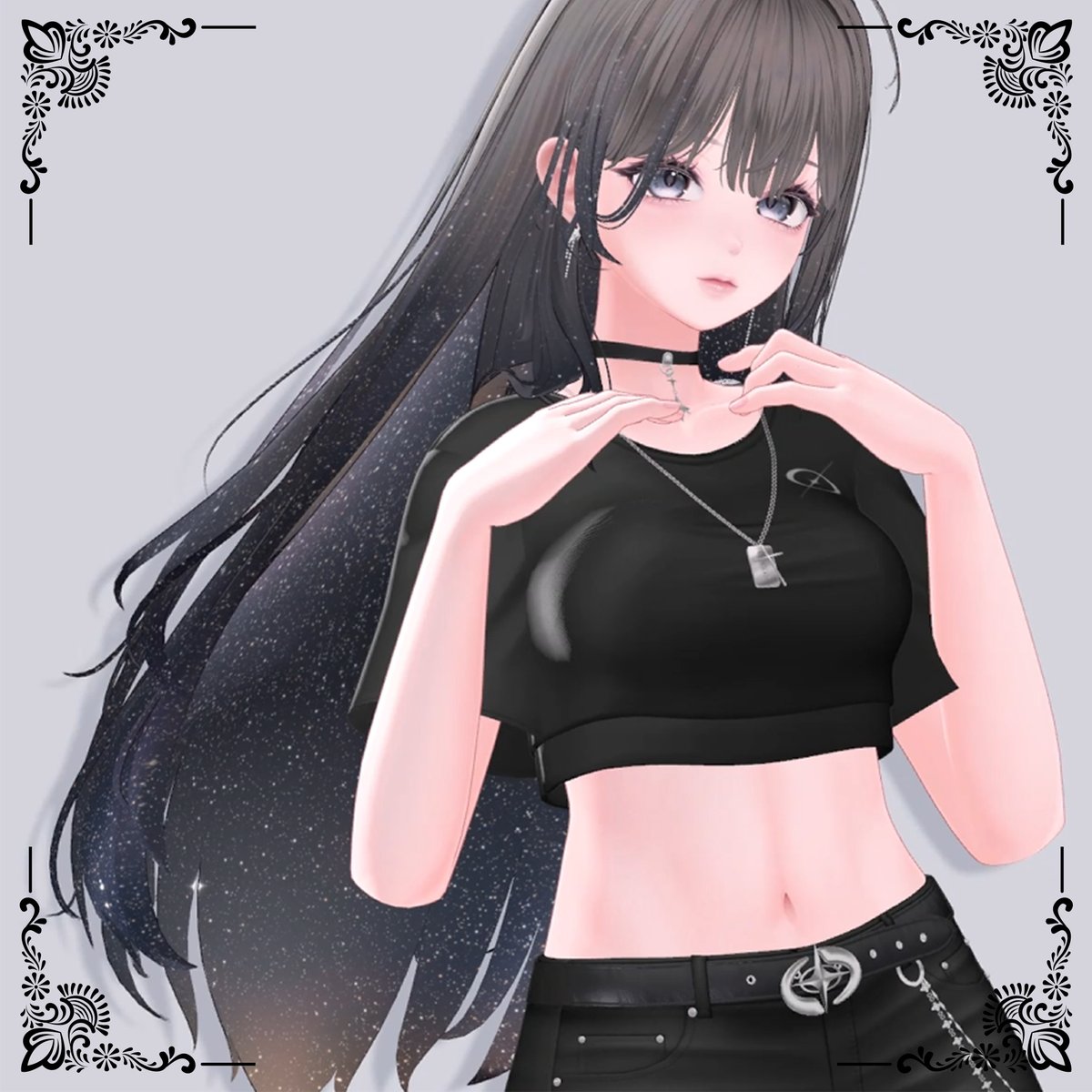LeNOIRism's tweet photo. StarSky ―星空を纏うシェーダー公開いたしました！
9/22 11時まで無料です。

髪、衣装等様々なものに対応します。

https://t.co/O8o4luiLWu 

#LeNOIRism #booth_pm #VRChat https://t.co/qRL3dHdYZG