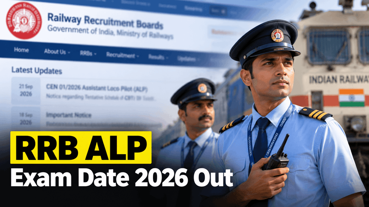 govtjobdeck's tweet photo. 🚨 RRB ALP Exam Date 2026 OUT!

RRB has announced the tentative CBT-I schedule for 11,127 Assistant Loco Pilot posts under CEN 01/2026.

📅 CBT-I: 3–5 Nov 2026
📍 City/Date: 10 days before exam
🎫 E-Call Letter: 4 days before respective exam
 https://t.co/sCBnp57cWe https://t.co/MWg7kZQzOs
