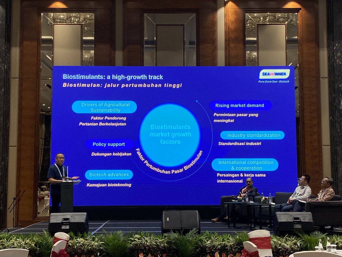 SalesSeawinner's tweet photo. What makes a special fertilizer truly special?  At 2026 Agrochem BIZ Indonesia, we unveiled "The Core of Seawinner Special Fertilizers – Innovation Empowering Special Fertilizer Industry Ecology" https://t.co/WuxUM9kNMw