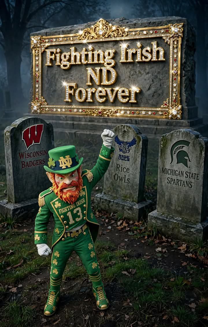 Anthony21278173's tweet photo. We are Fighting Irish ND Forever ☘️!! #LeaveNoDoubt #GoIrish☘️ #DefendSouthBend https://t.co/LN0ZJAoAyL