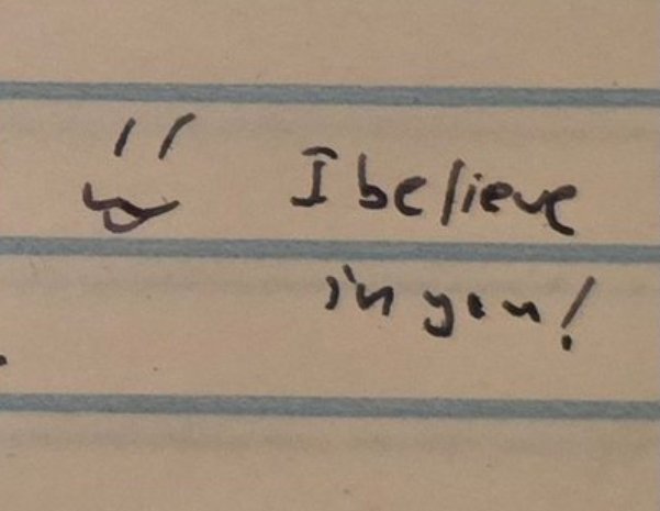 emirucchi's tweet photo. Who else have a smart oshi and leave little notes of motivation for their fans 😭🥹❤️ https://t.co/2cS34jLHAM