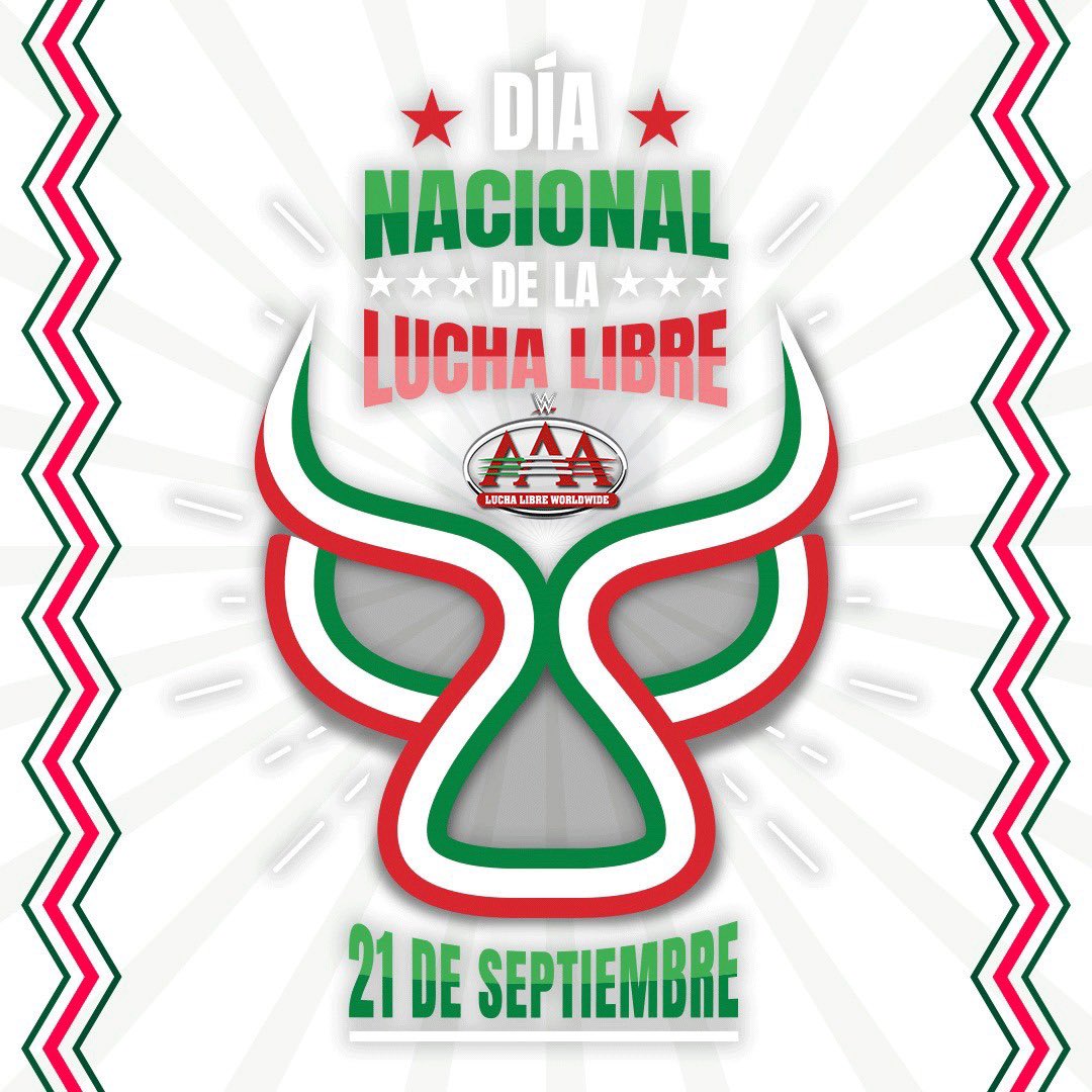 MPenaAAA's tweet photo. Hoy 21 de septiembre celebramos el Día Nacional de la Lucha Libre 🇲🇽

Es un día muy especial, de fiesta y de mucho orgullo para luchadores, luchadoras, aficionados y todos los integrantes de @luchalibreaaa 👏 https://t.co/n4rLgKY1zp
